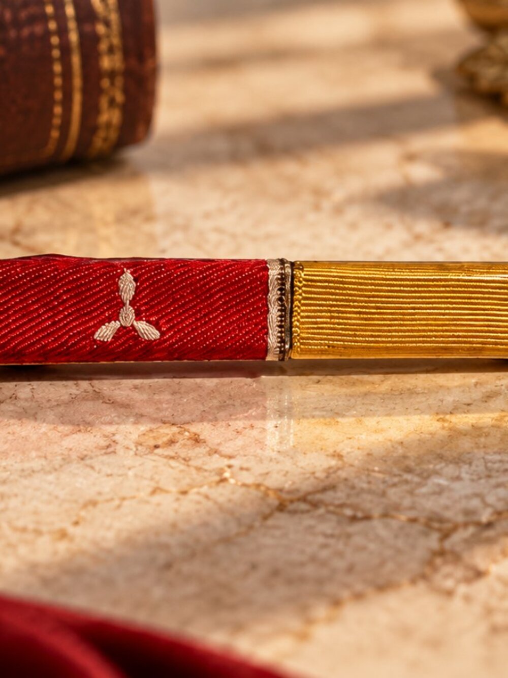 Vintage Military / Auxiliary Double Ribbon Bar Pin